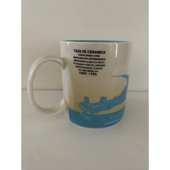 Starbucks Cancun Mexico Coffee Mug You Are Here Collection 16 fl oz no box - Picture 3 of 6